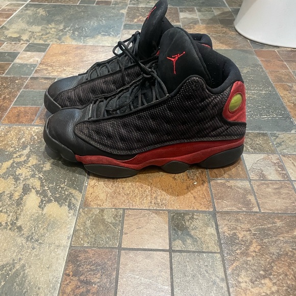 Jordan Retro 13 Black Red Sneakers - Picture 6 of 11